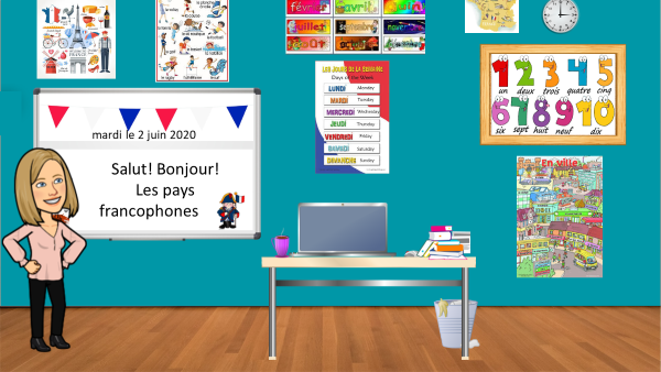 Explore the classroom and learn some French